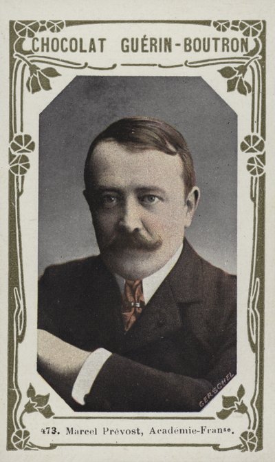 Marcel Prevost, Academie-Francaise (foto colorida) de French School