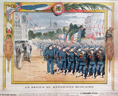 Marcha dos Batalhões Escolares em 14 de julho de 1882 de French School