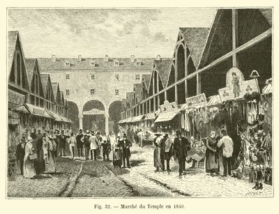 Marcha do Templo em 1840 de French School