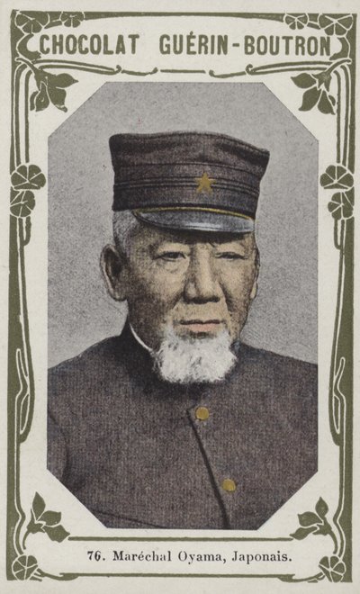 Marechal Oyama, japonês (foto colorida) de French School