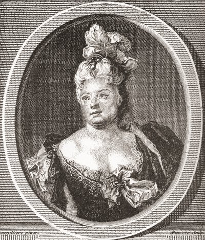 Marianne Duclos de Chateauneuf, 1664 - 1747. Comediante francês. Das horas livres publicadas 1908. de French School