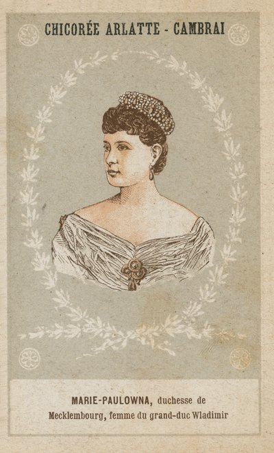 Marie-Paulowna, Duquesa de Mecklenburg, esposa do Grão-Duque Wladimir de French School