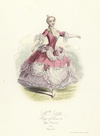 Marie Salle, dançarina francesa; reinado de Luís XV de French School