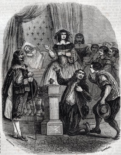 Marie de Medicis (1573-1642), rainha de França e regente do reino para seu filho, dormindo na cama - Marie de 