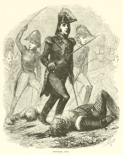 Marshal Ney (gravura) de French School