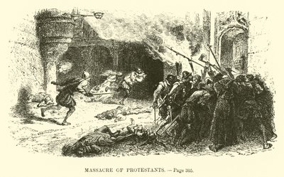 Massacre dos protestantes de French School