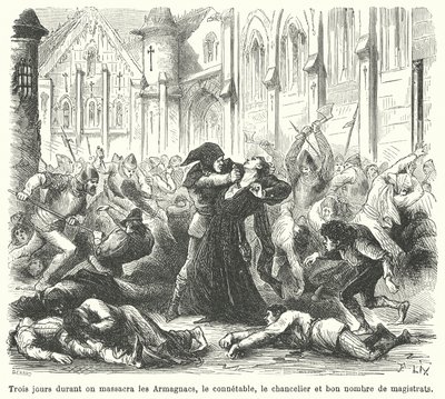 Massacre dos Armagnacs pelos borgonheses, Paris de French School