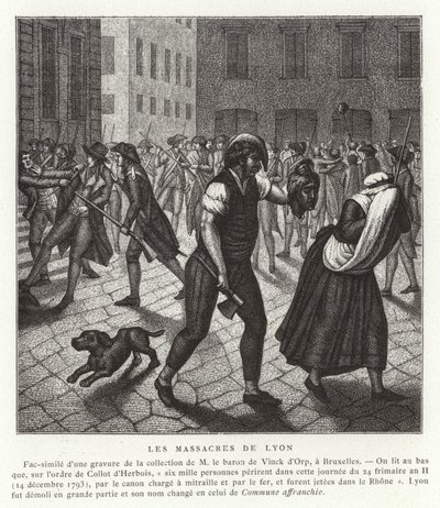 Massacres em Lyon, Revolução Francesa, dezembro de 1793 de French School