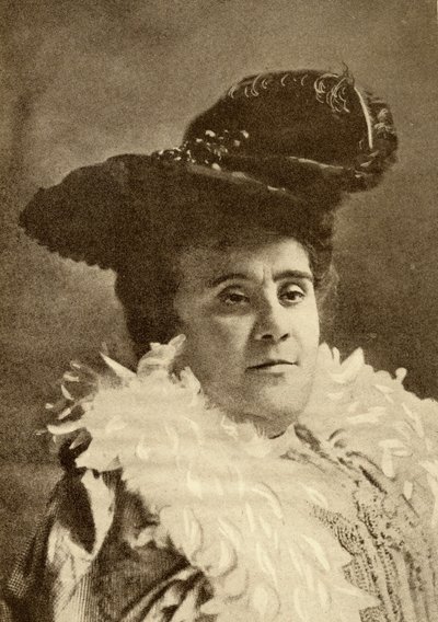 Matilde Serao (1856-1927) (litho) de French School