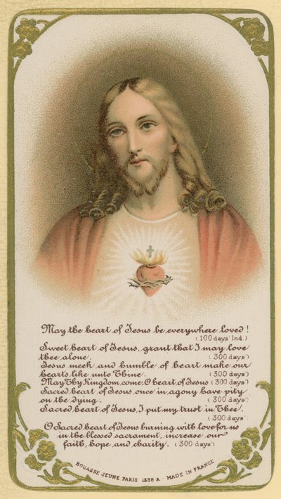 Que o coração de Jesus esteja em toda parte amado! de French School