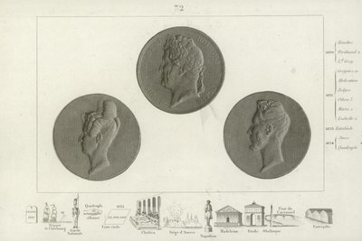 Medalhão de Louis Philippe I da França de French School