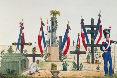 Medor, o cão fiel do Louvre, c.1831 de French School