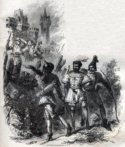 Mercenários e bandidos do Papa Clemente VI (Peter Roger de French School