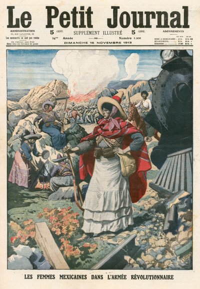 Mulheres mexicanas no exército revolucionário de French School