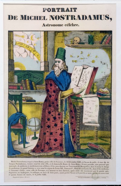 Michel Nostradame (Nostradamus) (1502-66) c.1840 de French School