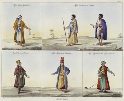 Trajes do Oriente Médio de French School
