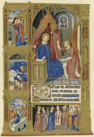 Miniatura do Annuniciation de French School