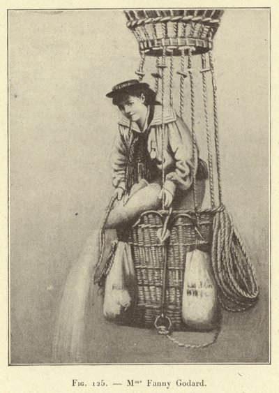 Mme. Fanny Godard (gravura) de French School