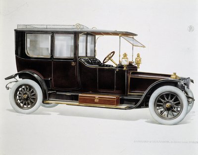 Modelo Limousine - em "Les Etablissements Panhard et Levassor de French School