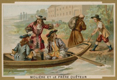 Molière e o frade mendicante de French School