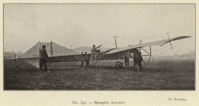 Monoplan Antoinette (gravação) de French School
