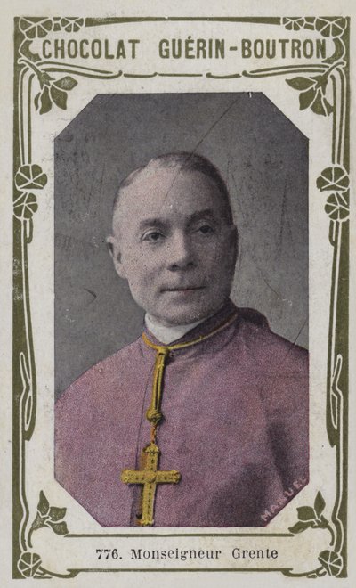 Monseigneur Grente (foto colorida) de French School