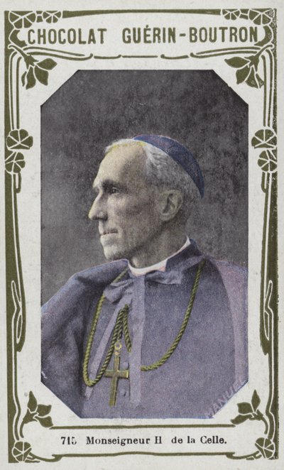 Monsenhor H de la Celle (foto colorida) de French School