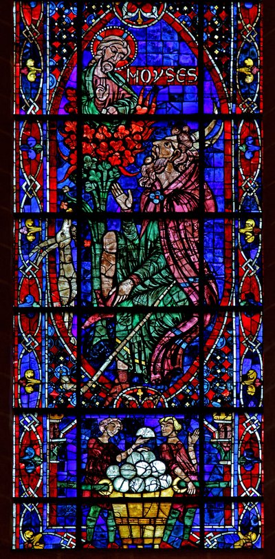 Moisés e a Sarça Ardente (w102) de French School