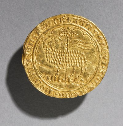 Mouton d "Ou do Rei Jean le Bon da França de French School