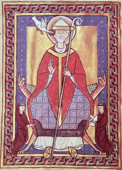 Ms 315 f.1v São Gregório, da Preview of His Works de French School