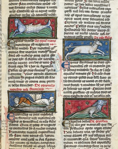 320 Fol.115r Monstros Marinhos, de 