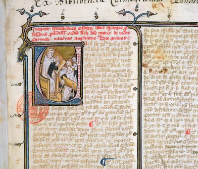 Ms 3519 fo.1 Professora carmelita ensinando seus alunos de French School