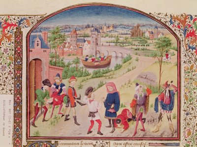 Ms 927 Fol.29v Coragem e covardia, de Ética, Política e Economia por Aristóteles (384-322 aC) de French School