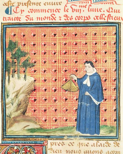 Ms 993 fol.130 O equinócio solar, do livro das propriedades das coisas por Jean Cordichon de French School