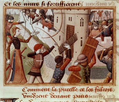 Sra. Fr 5054 f.66v O Cerco de Paris, Outubro 1428, 
