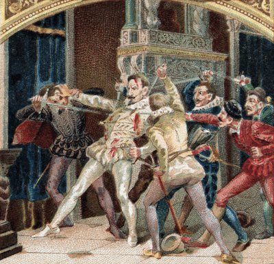 Assassinato do Duque de Guise (Henrique I de Lorena, conhecido como o Balafre de French School