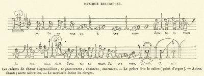 Música religiosa (gravura) de French School