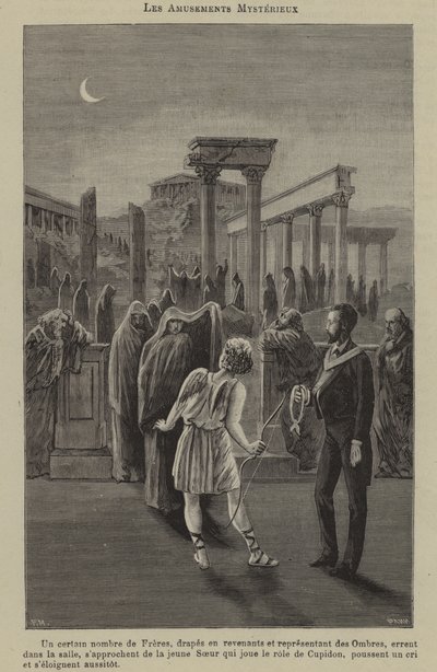 Diversões misteriosas (gravura) de French School