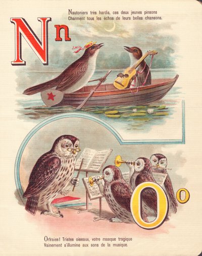 NÃO: Nightingale, navegação, coruja, orquestra de French School
