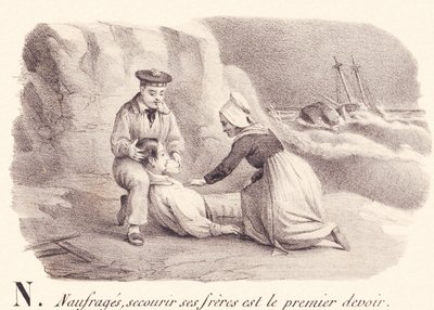 N: Naufrágios, resgatar seus irmãos é o primeiro dever. de French School