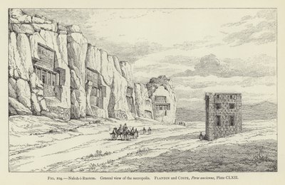 Naksh-i-Rustem, visão geral da necrópole de French School