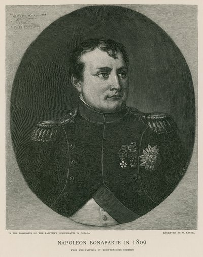 Napoleão Bonaparte em 1809 de French School