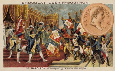 Napoleão e a distribuição dos padrões da águia de French School