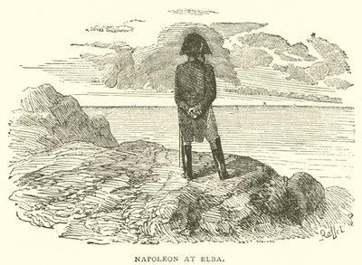 Napoleão na Elba (gravura) de French School