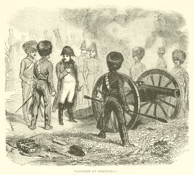 Napoleão em Montereau (gravura) de French School