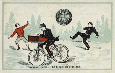 Novo século - o ciclista estudioso de French School