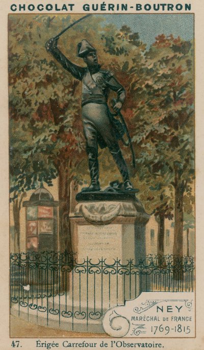 Ney, Marechal da França, 1769-1815, Erigee Crossroads do Observatório de French School
