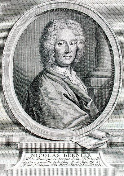 Nicolas Bernier (1665-1734) gravado por Etienne Fiquet (1719-94) (gravura) de French School