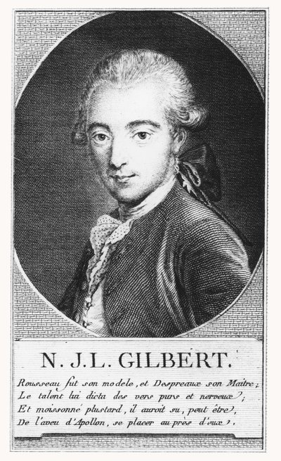 Nicolas J. Gilbert (gravura) de French School