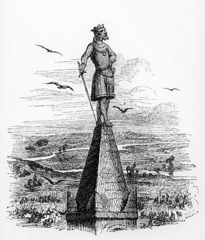 Nominoe, primeiro duque da Bretanha, ilustração da Bretanha antiga e moderna por Pitre Chevalier, c.1840 de French School